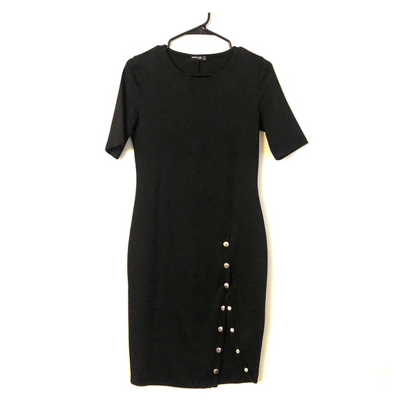 Black slit dress - Picture 1 of 1